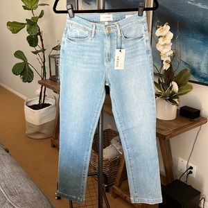 NWT Frame Le High Straight Jeans. Sz 26
